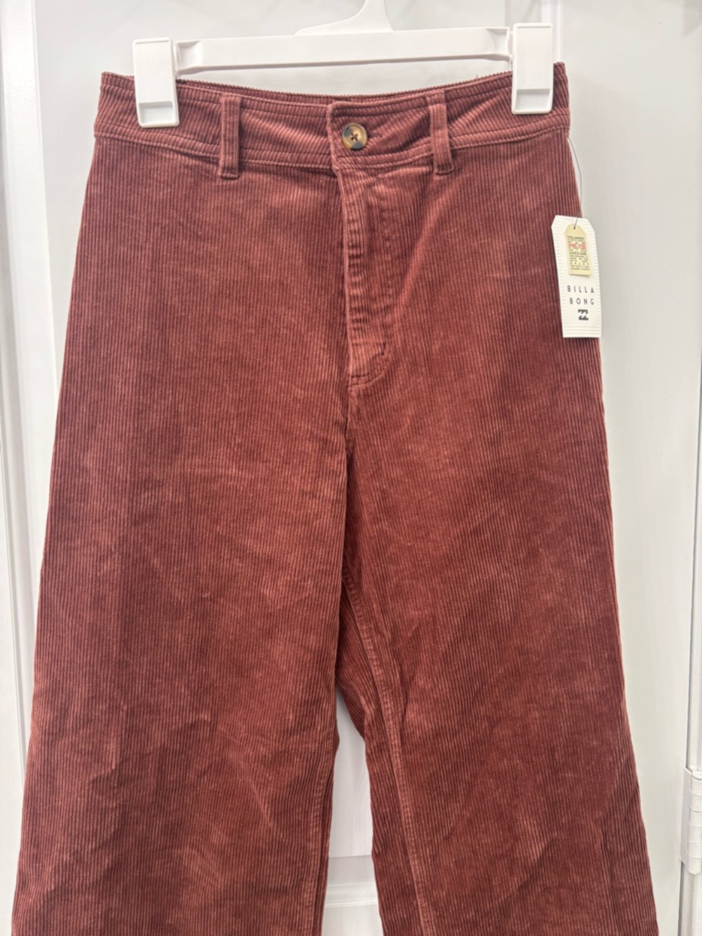 Billabong Free Fall Stretch Cotton Corduroy Pants NWT - Picture 3 of 9